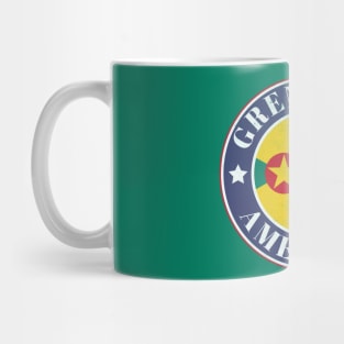 Proud Grenadian-American Badge - Grenada Flag Mug